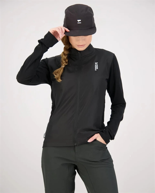 Mons Royale Womens Redwood Wind Jersey Black